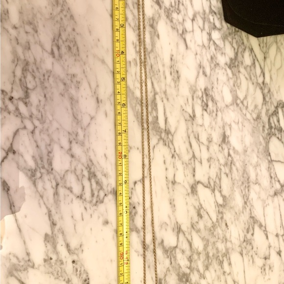 Italy made 14k gold heart versatile lariat necklace choker, bracelet, anklet - Picture 9 of 12